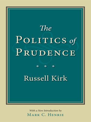 cover image of Politics of Prudence